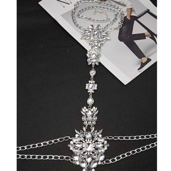 Rhinestone Body chain Harness - Picture 1 of 2